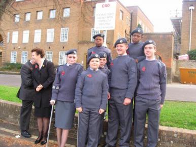 Photo of George Botley in the Aircadets